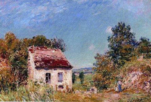 Alfred Sisley Abandoned House - Hand Painted Oil Painting