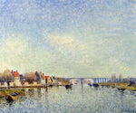  Alfred Sisley Banks of the Loing at Saint-Mammes - Hand Painted Oil Painting