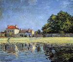  Alfred Sisley Banks of the Loing, Saint-Mammes - Hand Painted Oil Painting