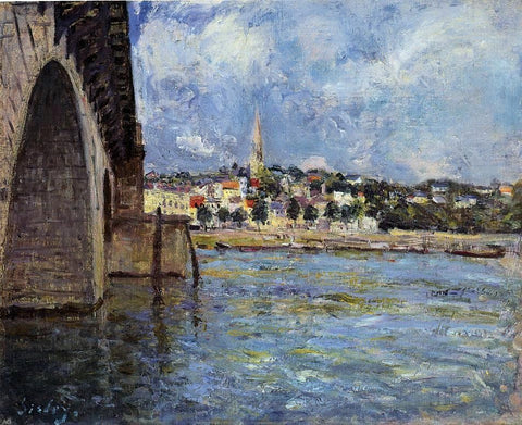 Alfred Sisley The Bridge at Saint-Cloud - Hand Painted Oil Painting
