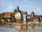  Alfred Sisley The Moret Bridge - Hand Painted Oil Painting