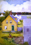  Annie G. Sykes The Yellow House - Hand Painted Oil Painting