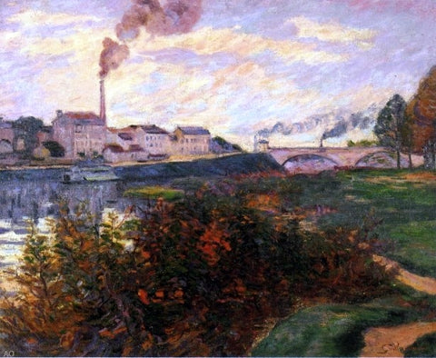  Armand Guillaumin Banks of the Marne - Hand Painted Oil Painting