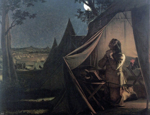  Augustus Leopold Egg The Night Before Naseby - Hand Painted Oil Painting