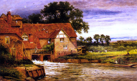  Benjamin Williams Leader Old Streatley Mill - Hand Painted Oil Painting