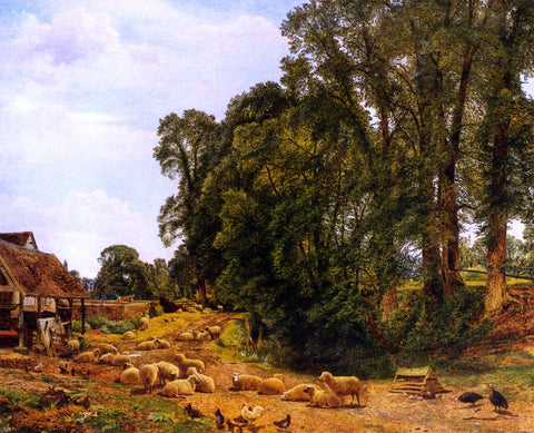  Benjamin Williams Leader Outskirts of a Farm - Hand Painted Oil Painting