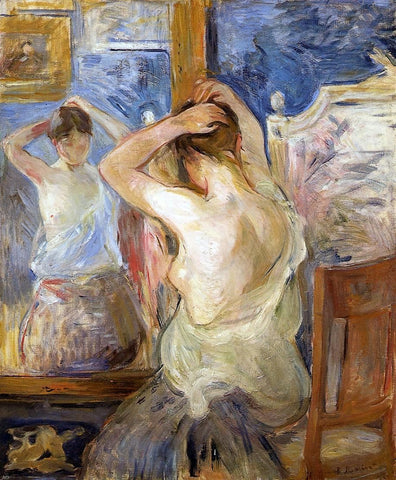 Berthe Morisot Before the Mirror - Hand Painted Oil Painting