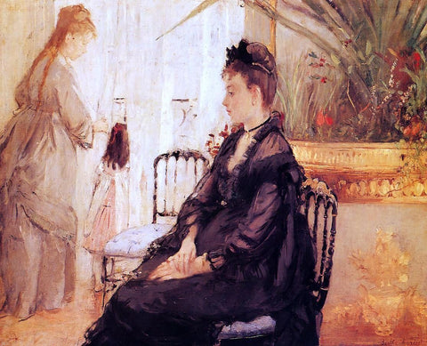  Berthe Morisot Interior - Hand Painted Oil Painting