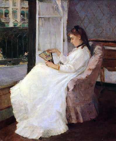  Berthe Morisot The Artist's Sister at a Window - Hand Painted Oil Painting