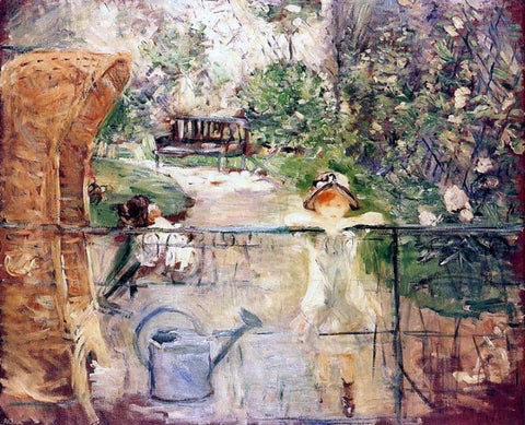  Berthe Morisot The Basket Chair - Hand Painted Oil Painting