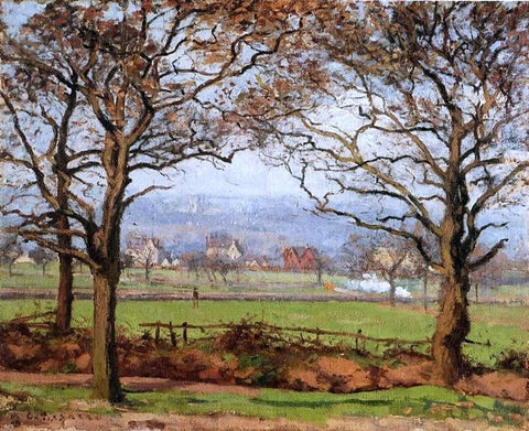  Camille Pissarro Near Sydenham Hill, Looking towards Lower Norwood - Hand Painted Oil Painting