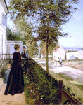  Camille Pissarro Road from Versailles to Louveciennes - Hand Painted Oil Painting