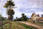  Camille Pissarro The House of Monsieur Musy, Louveciennes - Hand Painted Oil Painting