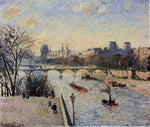  Camille Pissarro The Louvre - Hand Painted Oil Painting