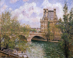  Camille Pissarro The Pavillion de Flore and the Pont Royal - Hand Painted Oil Painting