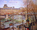  Camille Pissarro The Pont du Carrousel, Afternoon - Hand Painted Oil Painting