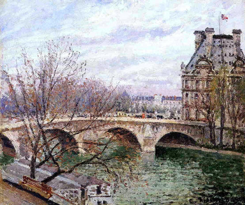  Camille Pissarro The Pont Royal and the Pavillon de Flore - Hand Painted Oil Painting