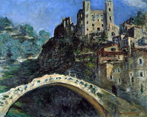  Claude Oscar Monet Dolceacqua - Hand Painted Oil Painting