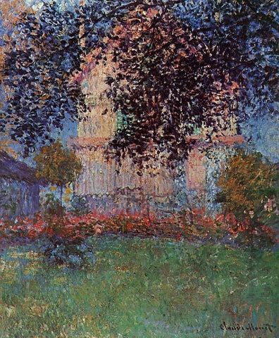  Claude Oscar Monet Monet's House in Argenteuil - Hand Painted Oil Painting