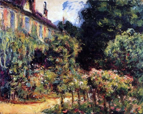  Claude Oscar Monet The Artist's House at Giverny - Hand Painted Oil Painting