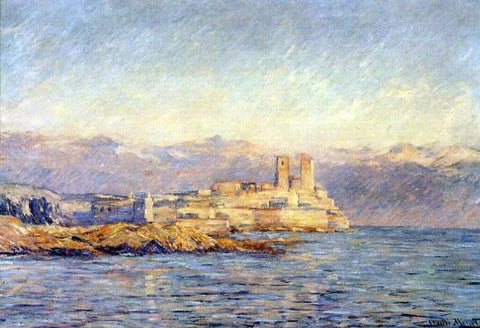  Claude Oscar Monet The Castle in Antibes - Hand Painted Oil Painting