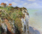  Claude Oscar Monet The Cliff at Dieppe - Hand Painted Oil Painting