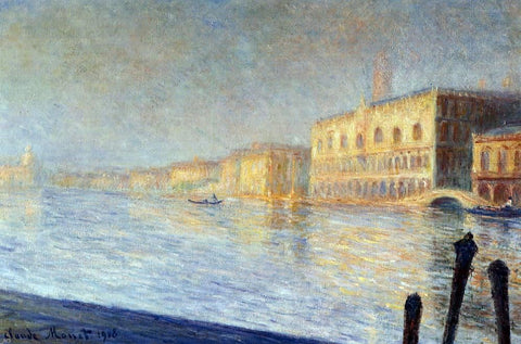  Claude Oscar Monet The Doges' Palace - Hand Painted Oil Painting