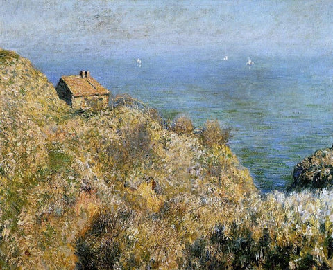  Claude Oscar Monet A Fisherman's House at Varengeville - Hand Painted Oil Painting