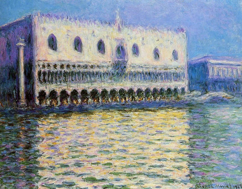  Claude Oscar Monet The Palazzo Ducale - Hand Painted Oil Painting