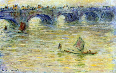  Claude Oscar Monet Waterloo Bridge - Hand Painted Oil Painting