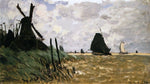  Claude Oscar Monet Windmill near Zaandam - Hand Painted Oil Painting