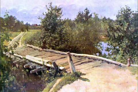  Constantin Alexeevich Korovin Bridge - Hand Painted Oil Painting