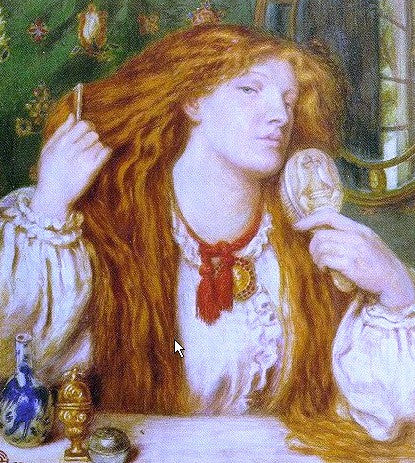 Dante Gabriel Rossetti Woman Combing Her Hair - Hand Painted Oil Painting