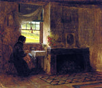  Eastman Johnson Interior of a Farm House in Maine - Hand Painted Oil Painting