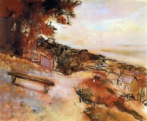  Edgar Degas Landscape by the Sea - Hand Painted Oil Painting