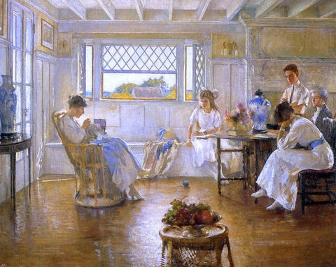  Edmund Tarbell My Family - Hand Painted Oil Painting