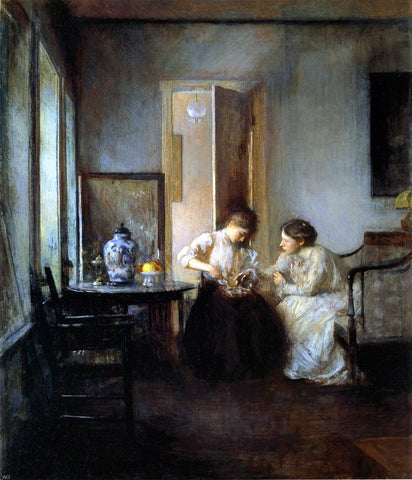  Edmund Tarbell New England Interior - Hand Painted Oil Painting