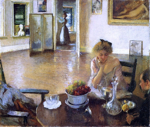  Edmund Tarbell A Breakfast Room (also known as In the Breakfast Room) - Hand Painted Oil Painting