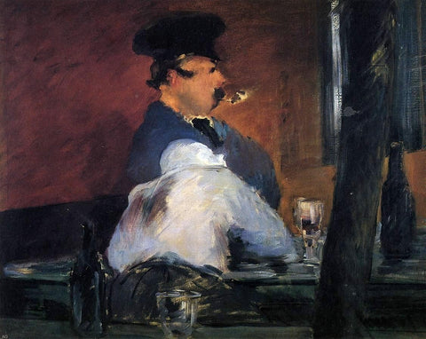  Edouard Manet The Tavern (also known as Open Air Cabaret) - Hand Painted Oil Painting