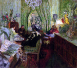  Edouard Vuillard The Salon of Madame Aron - Hand Painted Oil Painting