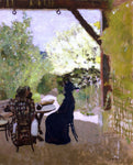  Edouard Vuillard Under the Portico - Hand Painted Oil Painting
