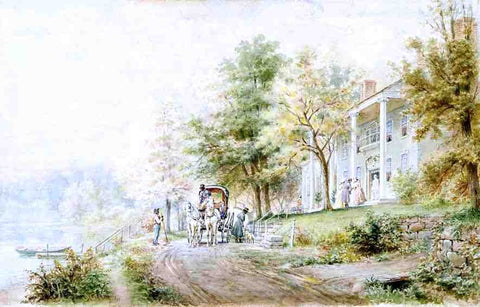  Edward Lamson Henry Visit to the Plantation - Hand Painted Oil Painting
