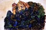  Egon Schiele Deuring Castle, Bregenz - Hand Painted Oil Painting