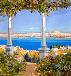  Eliseo Meifren I Roig Paisaje de Mallorca - Hand Painted Oil Painting