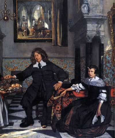  Emanuel De Witte Portrait of a Family in an Interior (detail) - Hand Painted Oil Painting