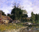  Eugene-Louis Boudin The Old Mill at Saint-Ceneri - Hand Painted Oil Painting