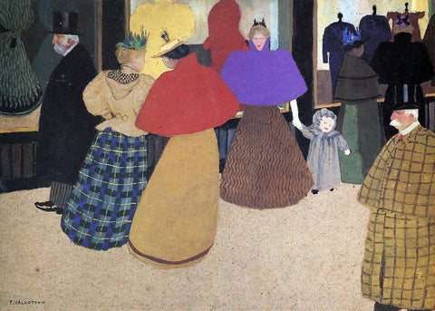  Felix Vallotton Passerby (also known as Street Scene) - Hand Painted Oil Painting