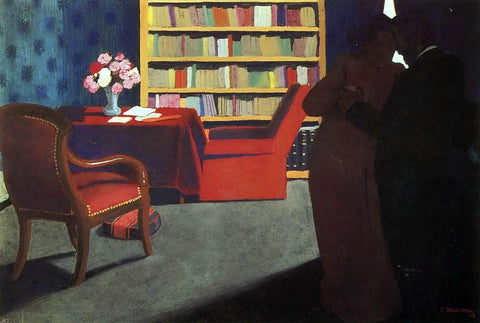  Felix Vallotton A Private Conversation - Hand Painted Oil Painting