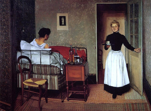  Felix Vallotton The Sick Girl - Hand Painted Oil Painting