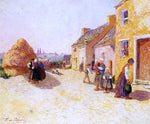  Ferdinand Du Puigaudeau Farmyard - Hand Painted Oil Painting